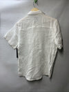 DKNY Boys' Button-up Shirt - Casual Woven Short Sleeve Collared Size XL (18/20)