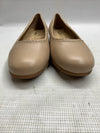 Trotters T2217-130 Dixie Leather Ballet Flat Beige Women's Size 7WW Slip-on Shoe