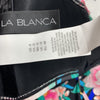 La Blanca Women's Bandeau Bikini Swimsuit Top Black Floral LB3ZM76 Swimwear 8