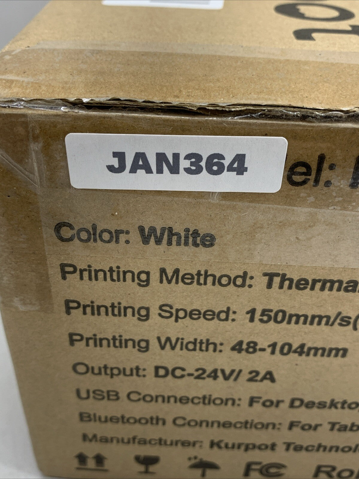 Thermal Label Printer - 4x6 Label Printer for Small Business Shipping Packages