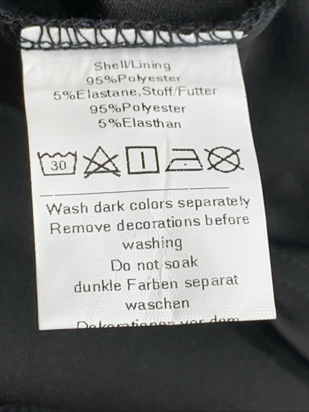 GRACE KARIN Women's Business Short Pencil Dress Size L Cocktail Party Blue/Black