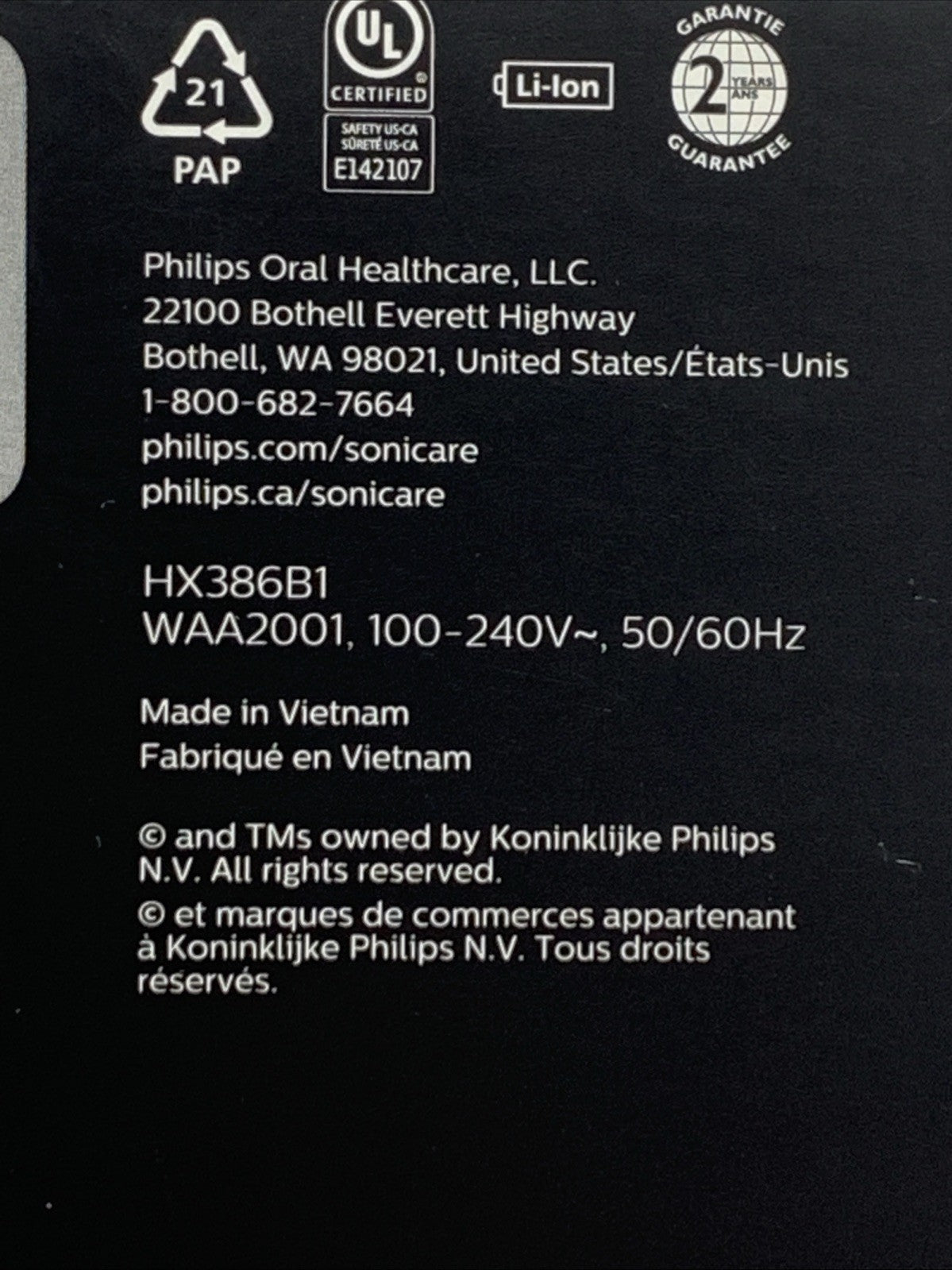 Philips Sonicare Cordless Power Flosser 3000 Oral Irrigator with Quad Stream