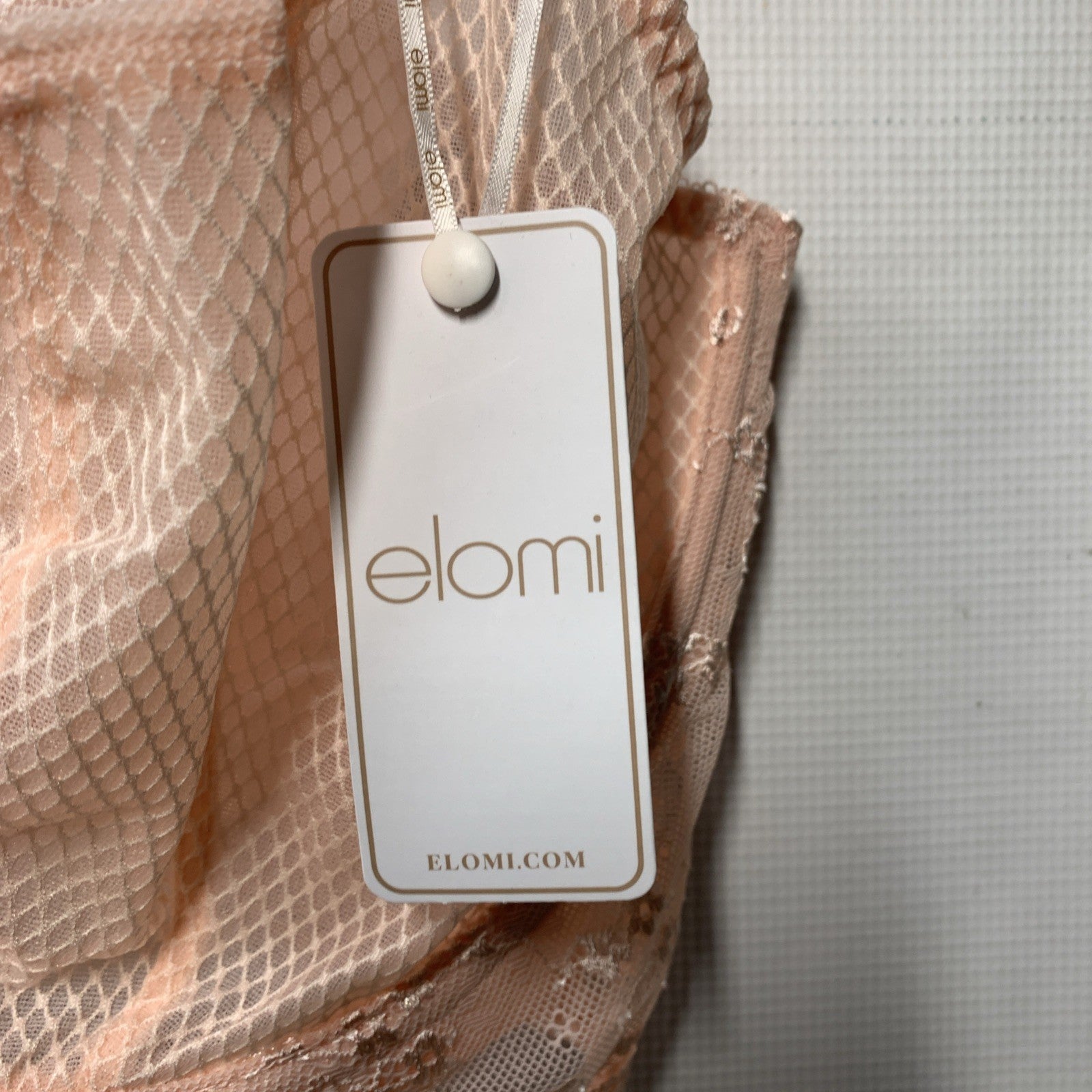 Elomi Women's Charley Underwire Bralette 36K Blush Pink EL4381BAK Hook & Eye