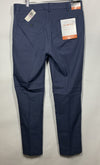 Van Heusen Flex Slim Dress Chino Long Pants Mens 32x32 Ash Navy Flex Waistband