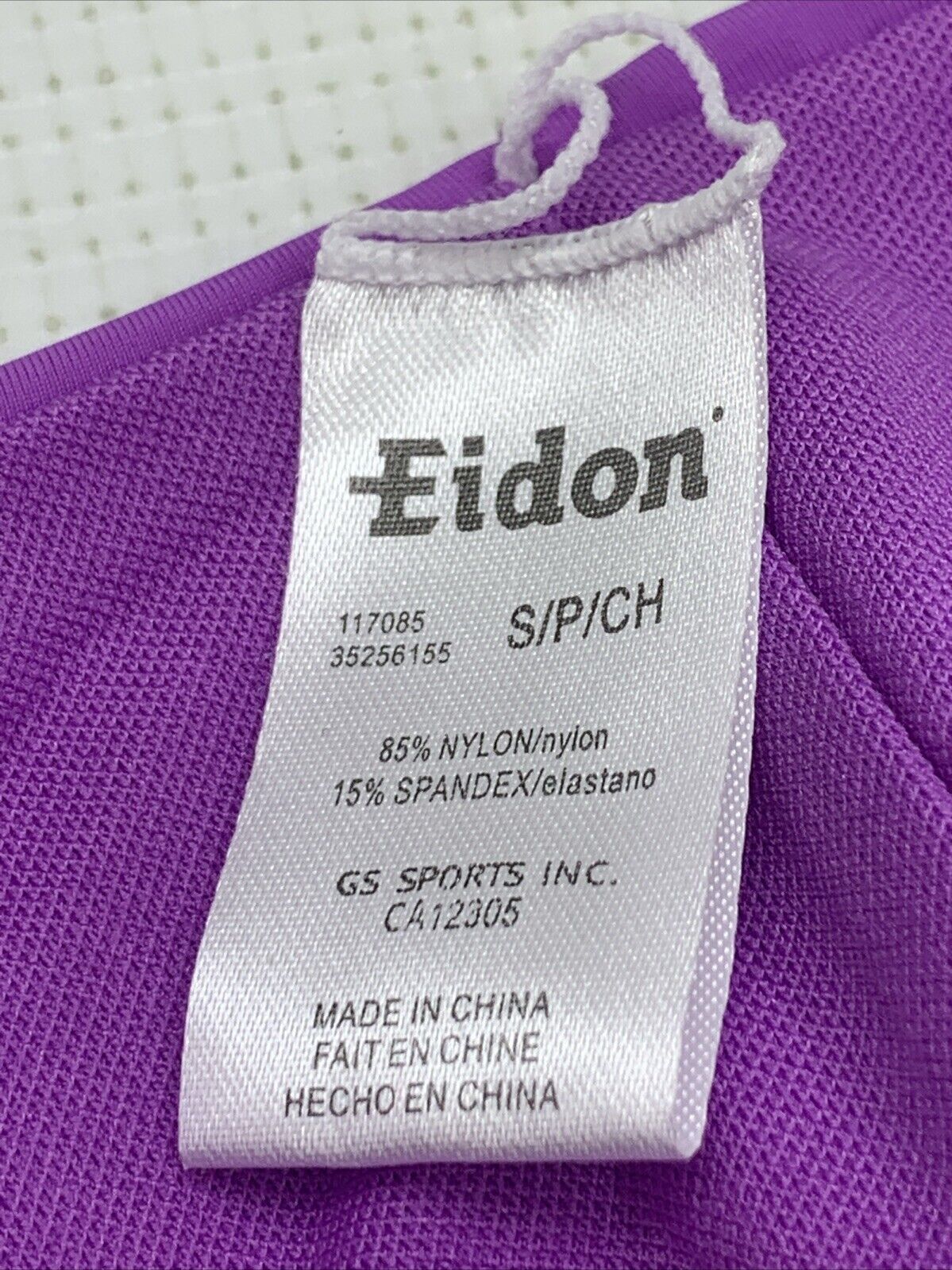 EIDON Standard Leah High Cut V-Front Tie Side Cheeky Bikini Bottom Underwear S