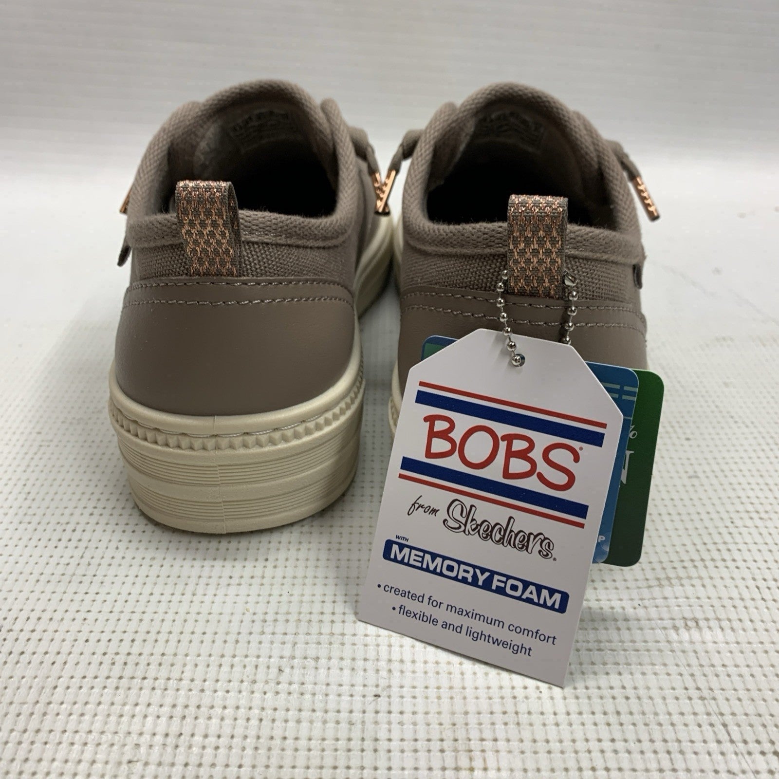 Skechers Bobs Copa Vegan Women Shoes Lace-up Sneaker 114640/TPE Low-top Size 6.5