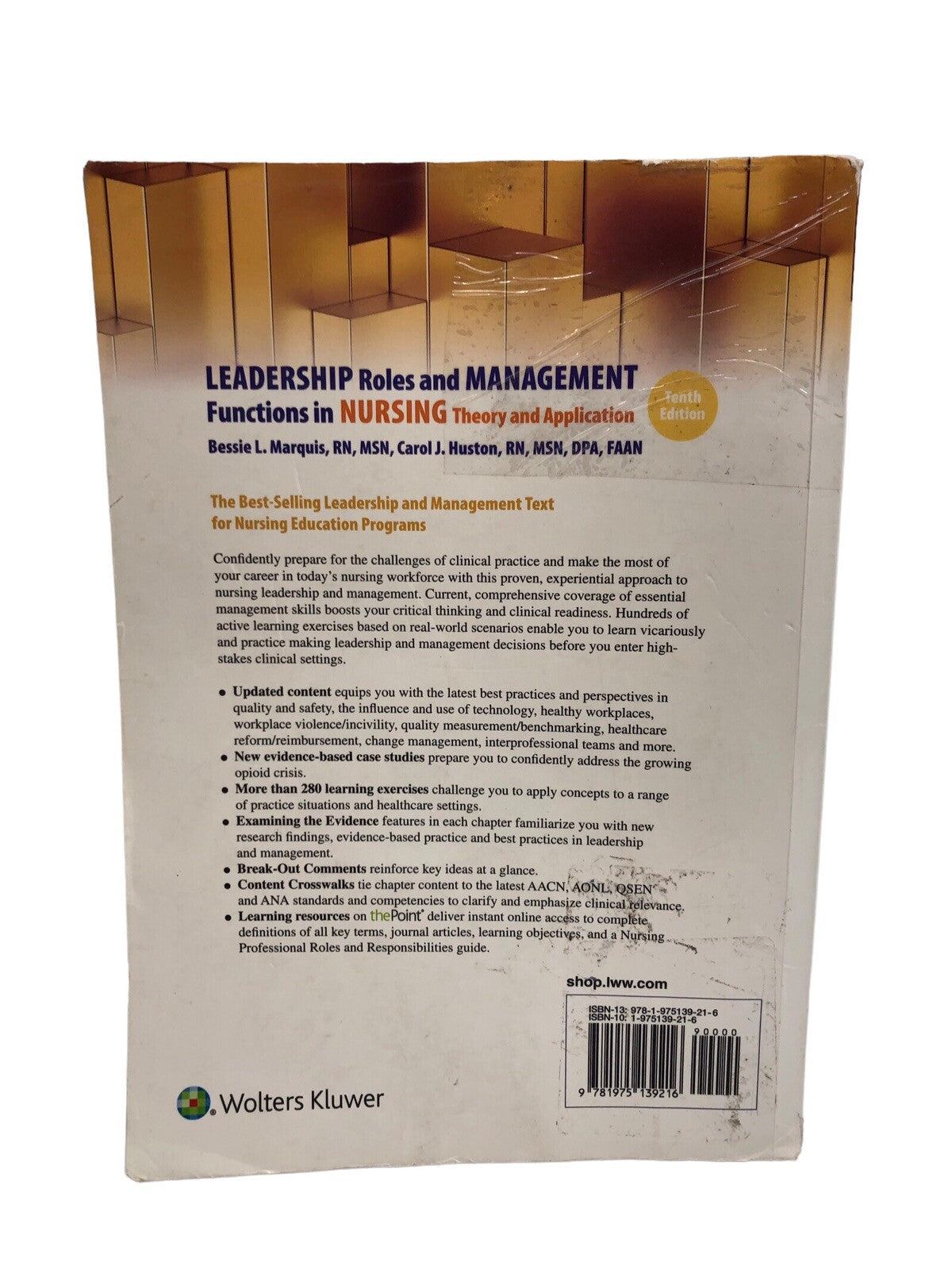 Leadership Roles and Management Functions in Nursing Bessie L. Marquis, Carol H