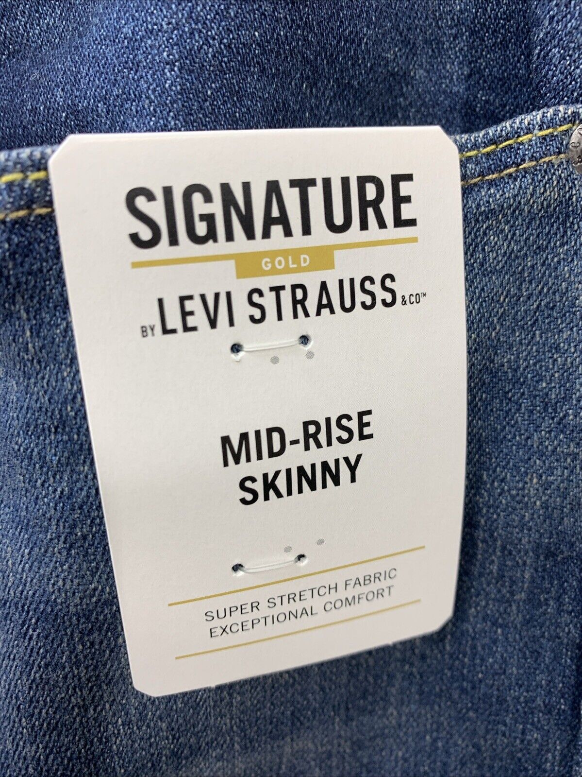 Signature by Levi Strauss & Co. Gold Label Womens Modern Skinny Jeans, Size 10