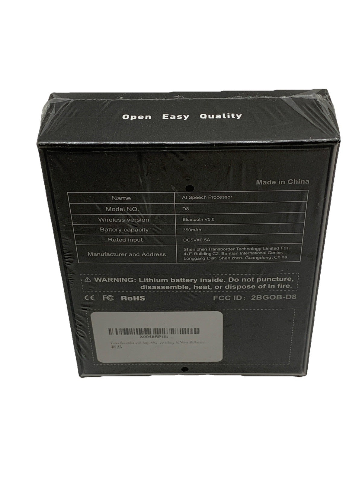 Ajunbee AI Speech Processor Recorder, App Control,Transcribe Summarize & Instant