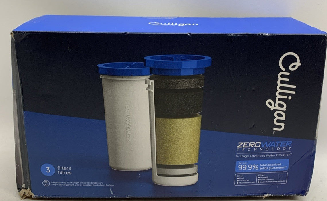 Culligan ZeroWater 5-Stage Replacement Advance Water Filter ZEROF03 – 3 Pack