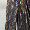 Rachel Zoe Mason Jumpsuit 0 Faux Wrap Metallic Party Wide Leg V-neck Colorful