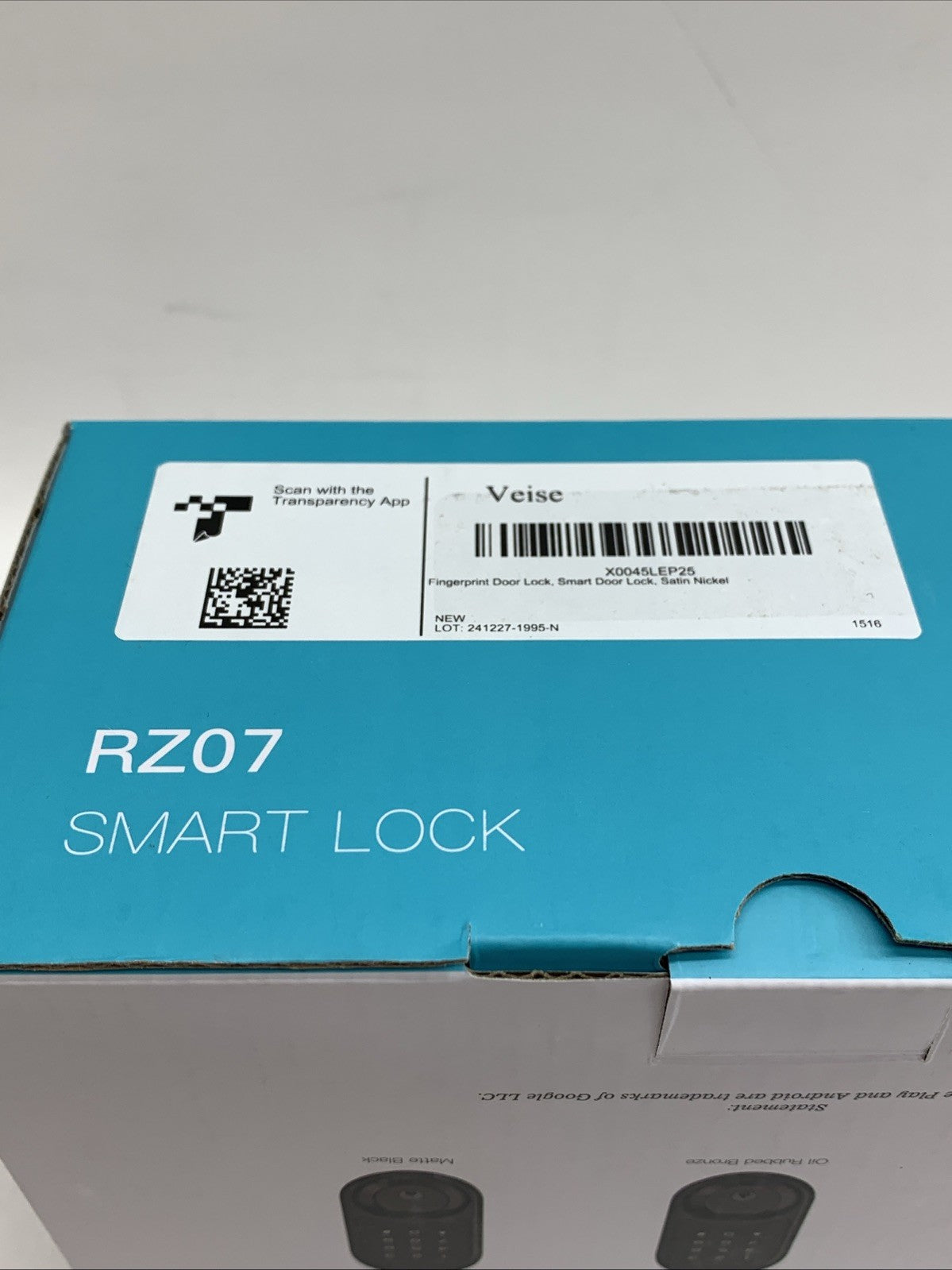 Smart Lock, 7-in-1 Keyless Entry Door Lock, Fingerprint Door Lock with Touchscre