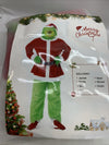 Merry Christmas Grinch Costume Size Large Party Supplies Jacket Pants Mask Glove