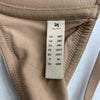 INLYRIC Women's Push Up Bra Front Closure Bras Supportive T-shirt Demi 38C Beige