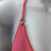 BECCA® by Rebecca Virtue Cheryl Glimmer Triangle Bikini Top Women's Size M Pink