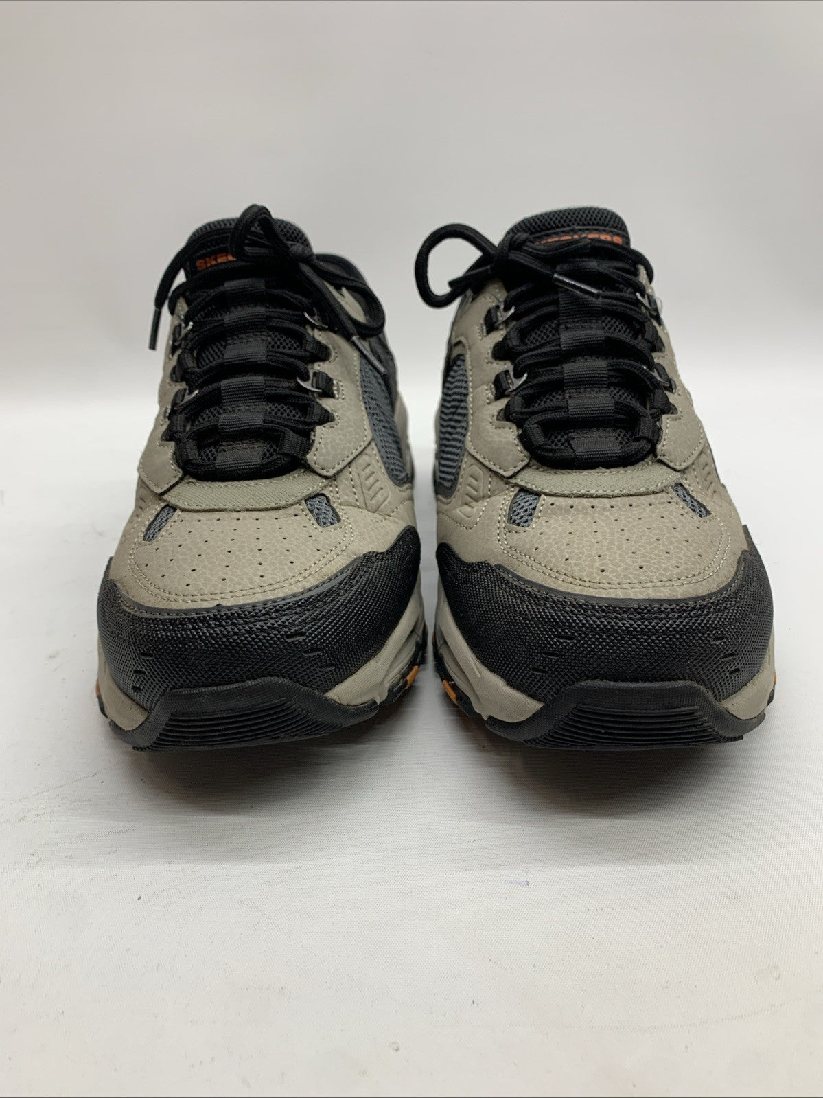 Skechers Mens Size 10.5 Vigor 3.0 Drafting Lace-up Shoe Taupe/Black 237445W/TPBK