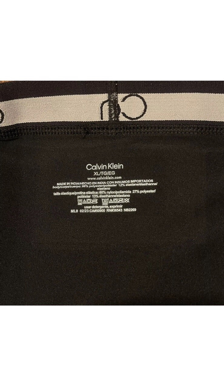 Calvin Klein Mens Microfiber Stretch Tagless Boxer Brief NB2269 Size XL - Pack 5