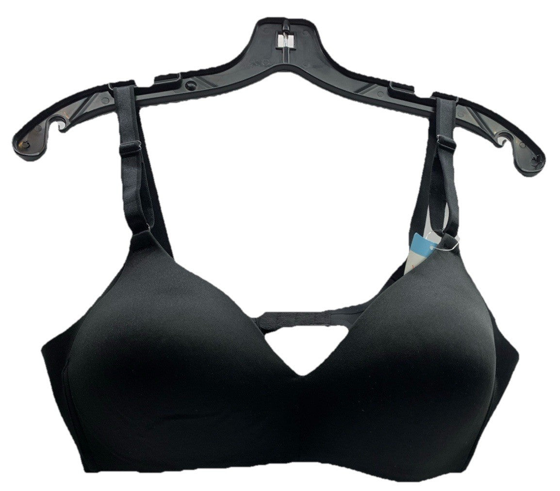 Warners 01056 No Side Effects Contour Bra Lined Wire Free Womens Size 36C Black