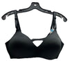 Warners 01056 No Side Effects Contour Bra Lined Wire Free Womens Size 36C Black