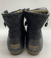 Sperry Women's Saltwater Quilted Bootie Boots Size 9W Black STS94063 Waterproof
