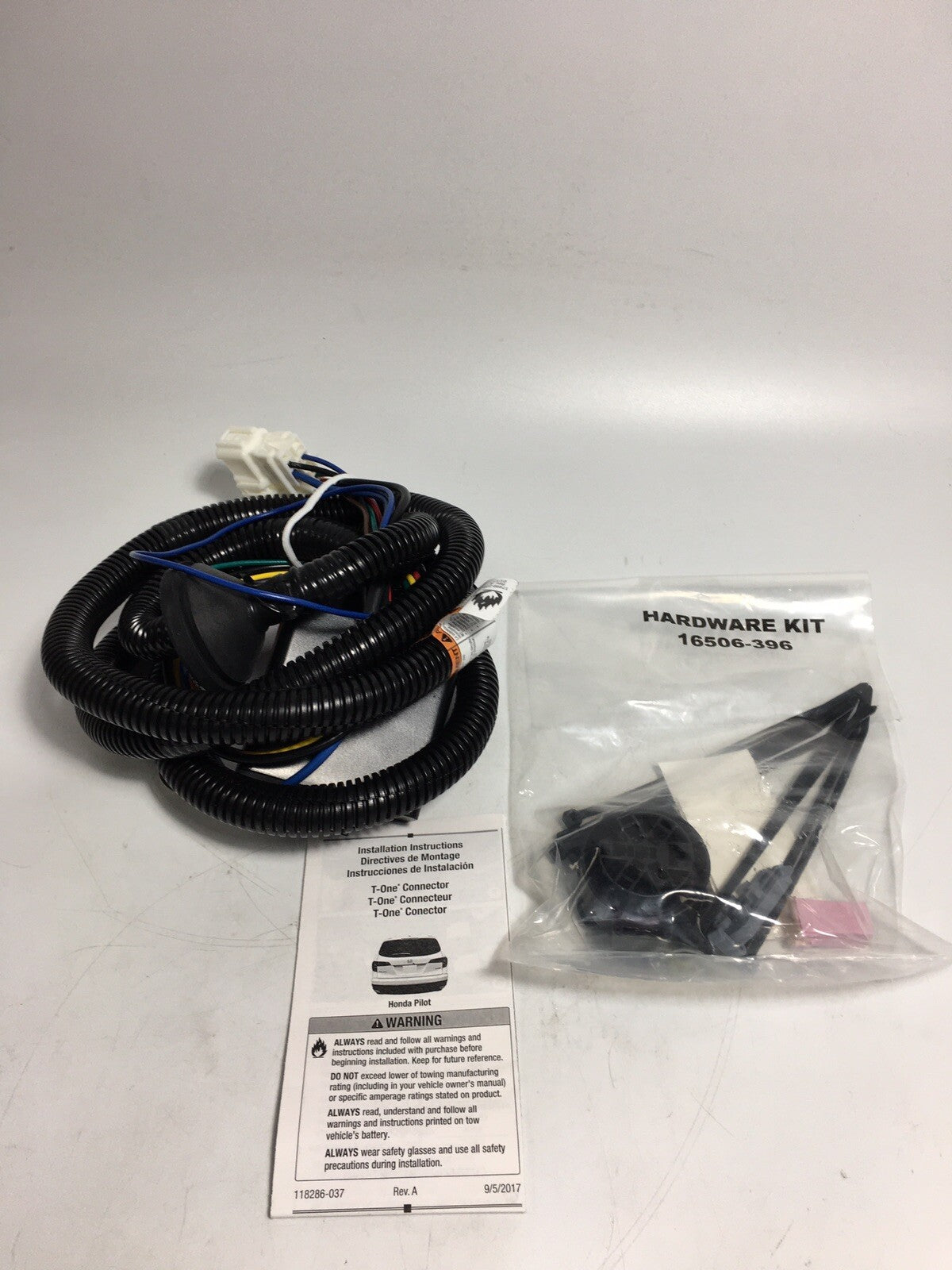 Tekonsha Tow Plug Wiring Harness Package T-one Connector With ModuLite 16-18 Hon