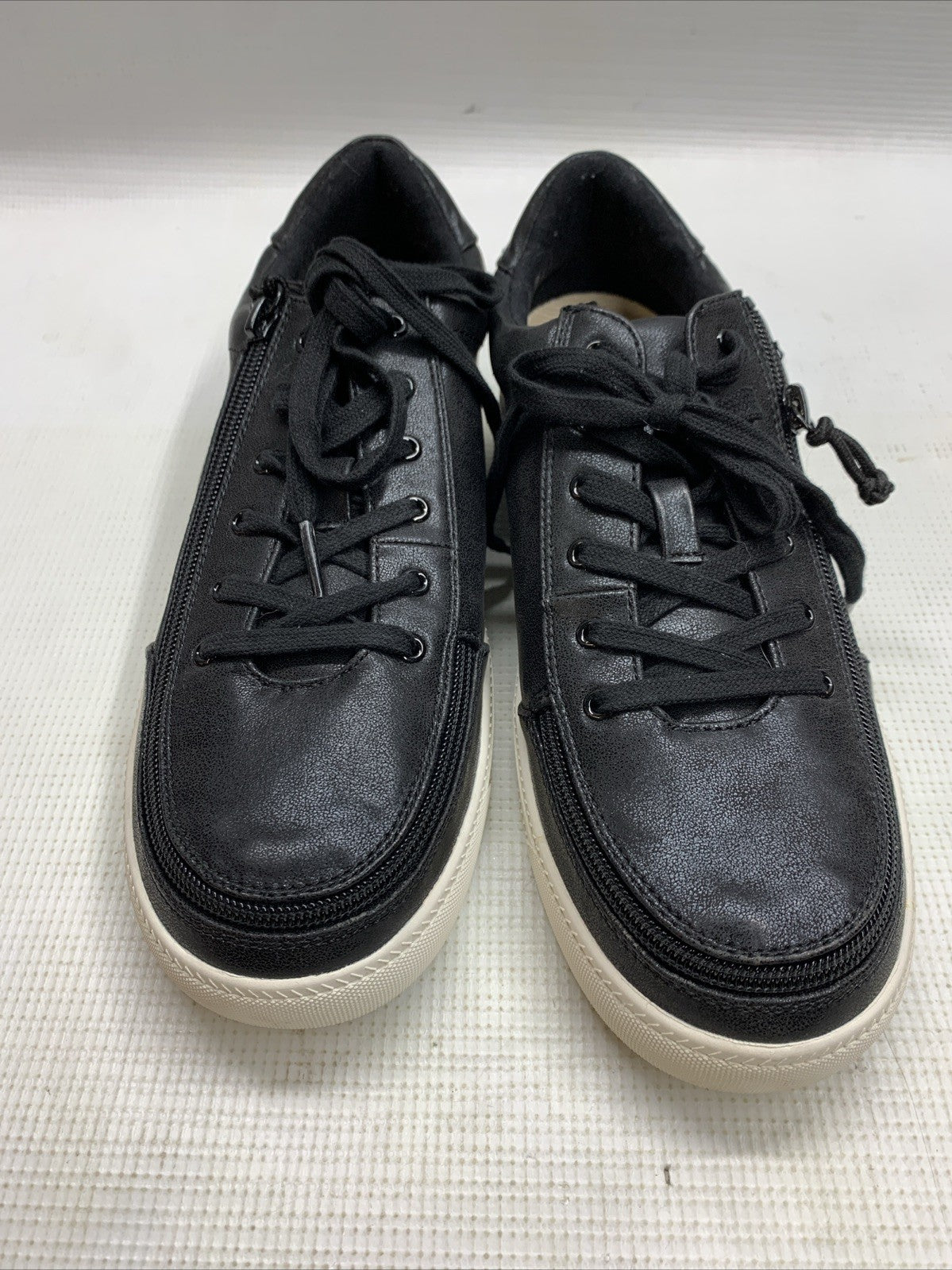 Billy Footwear Billy Classic Lace Low Black Shine Size 9 Shoe Lace-up Sneaker
