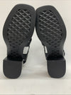 Women Sandals Aerosoles Dapper Sandal 8.5 Black Buckle Low Block Heel Square Toe