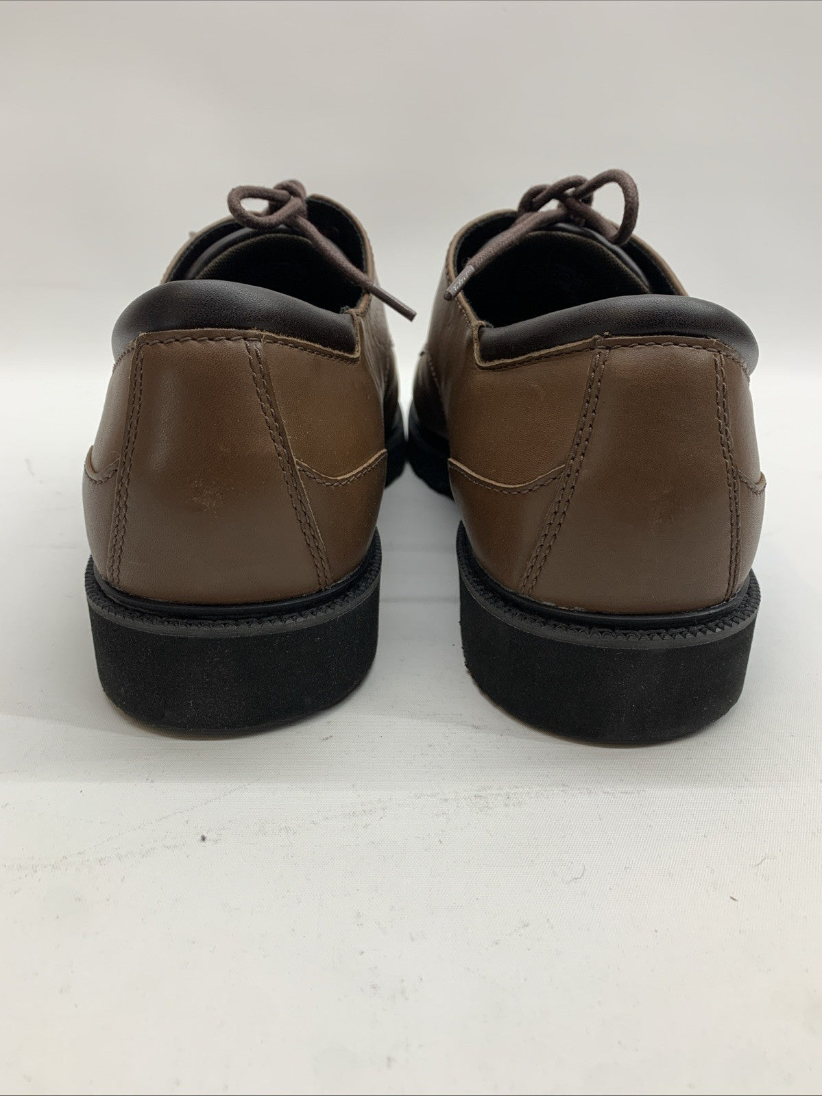Rockport Hydro-Shield Waterproof Brown Leather Oxford Shoes Mens Size 15 Lace-up