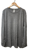 Lapasa 100% Merino Wool Shirt Base Layer Lightweight Thermal Top LS Gray XL