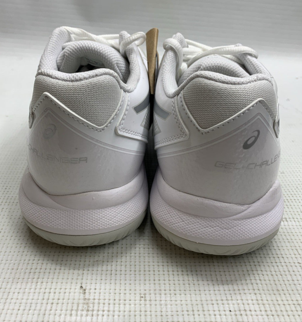 Aisics Women's Gel-Challenger 13 White/Pure Silver Lace-up Tennis Shoes Size 11
