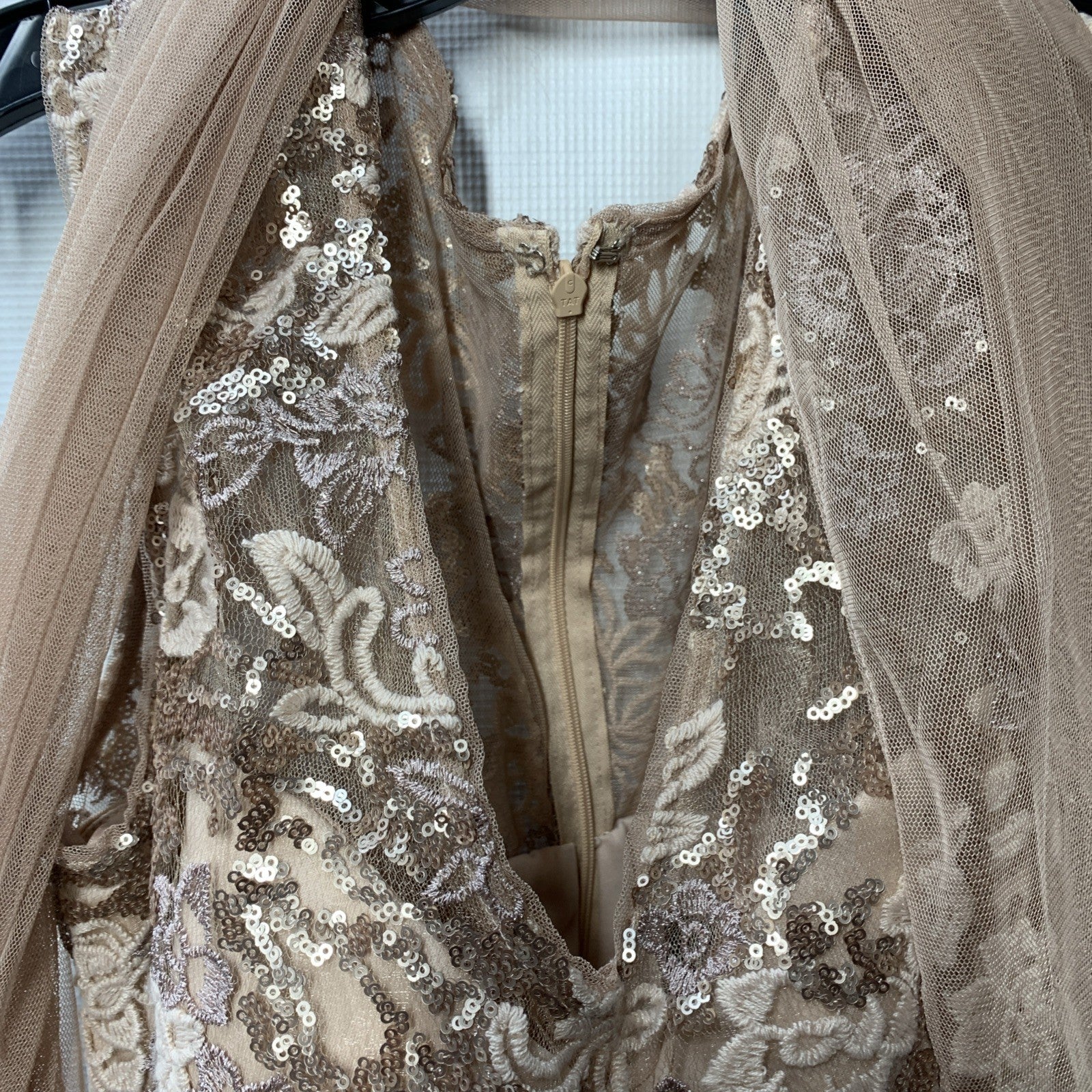 Alex Evenings Womens Long Fit and Flare Dress Godet Detail Size 12 Party/Coctail