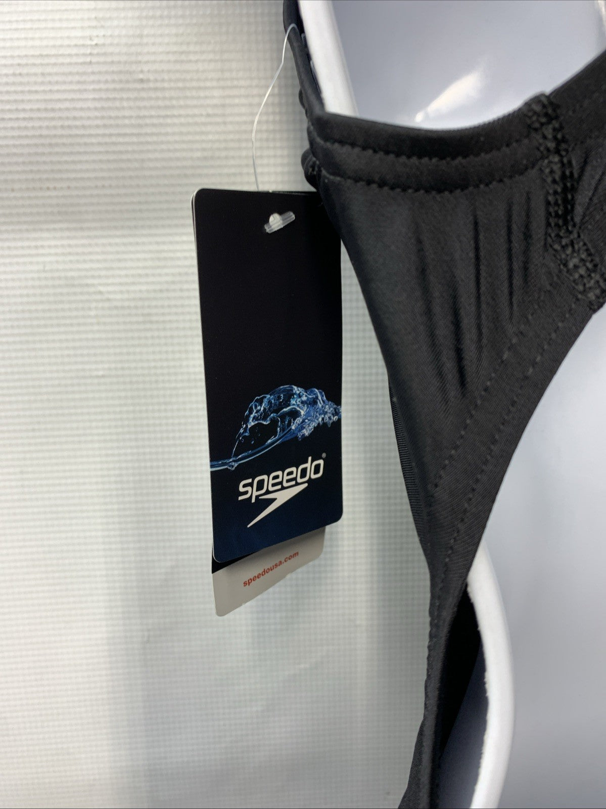 Speedo Women's Swimsuit Size 10/36 Team Black One Piece Prolt Super Pro Solid