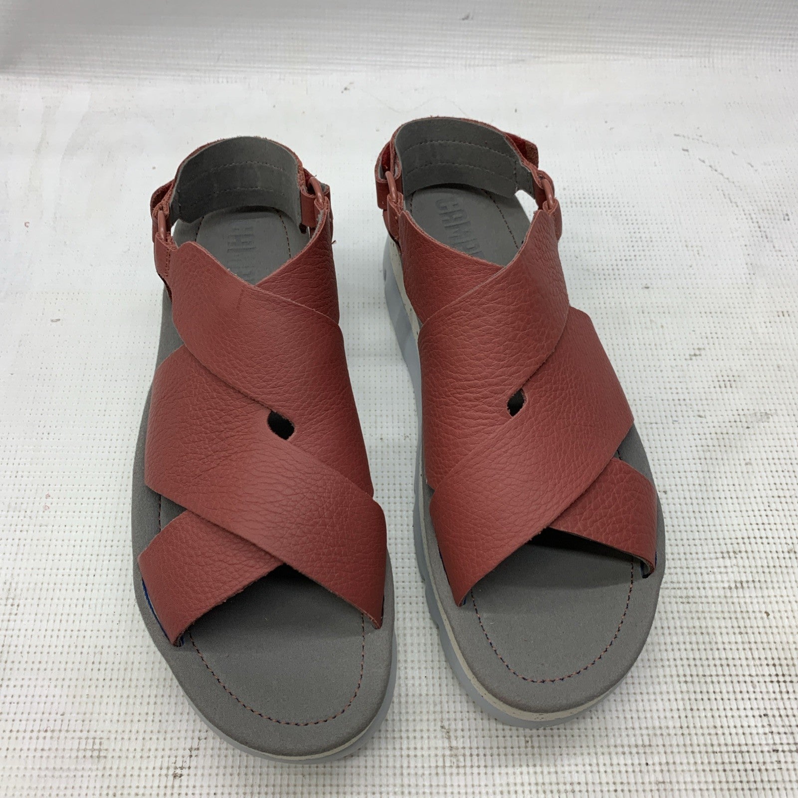 Limited Stock CAMPER Oruga Up Red/ Gray Sandal K201399-007 Men's 9 Women's 11