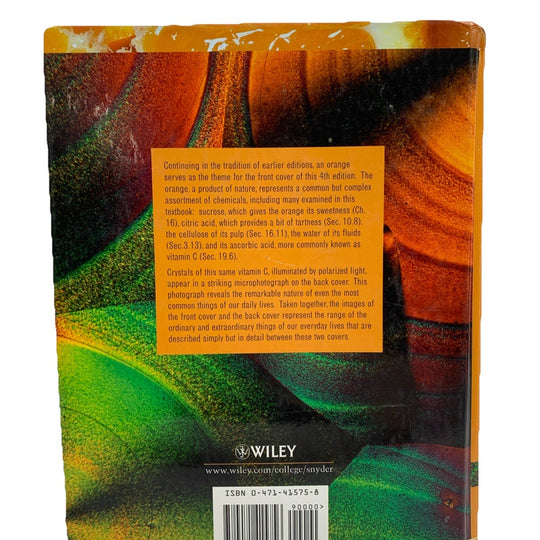 Extraordinary Chemistry of Ordinary Things, Hardcover by Snyder, Carl H - USED