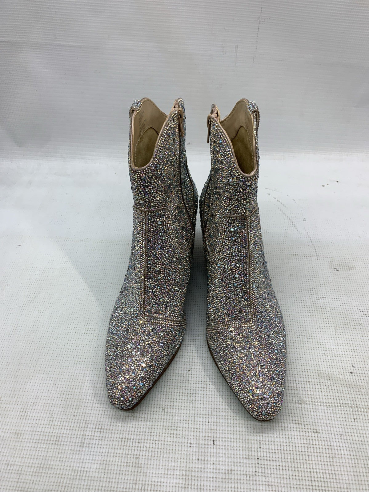 Betsey Johnson Women’s Emory Rhinestone Ankle Side Zipper Bootie SB-DIVA 8.5W