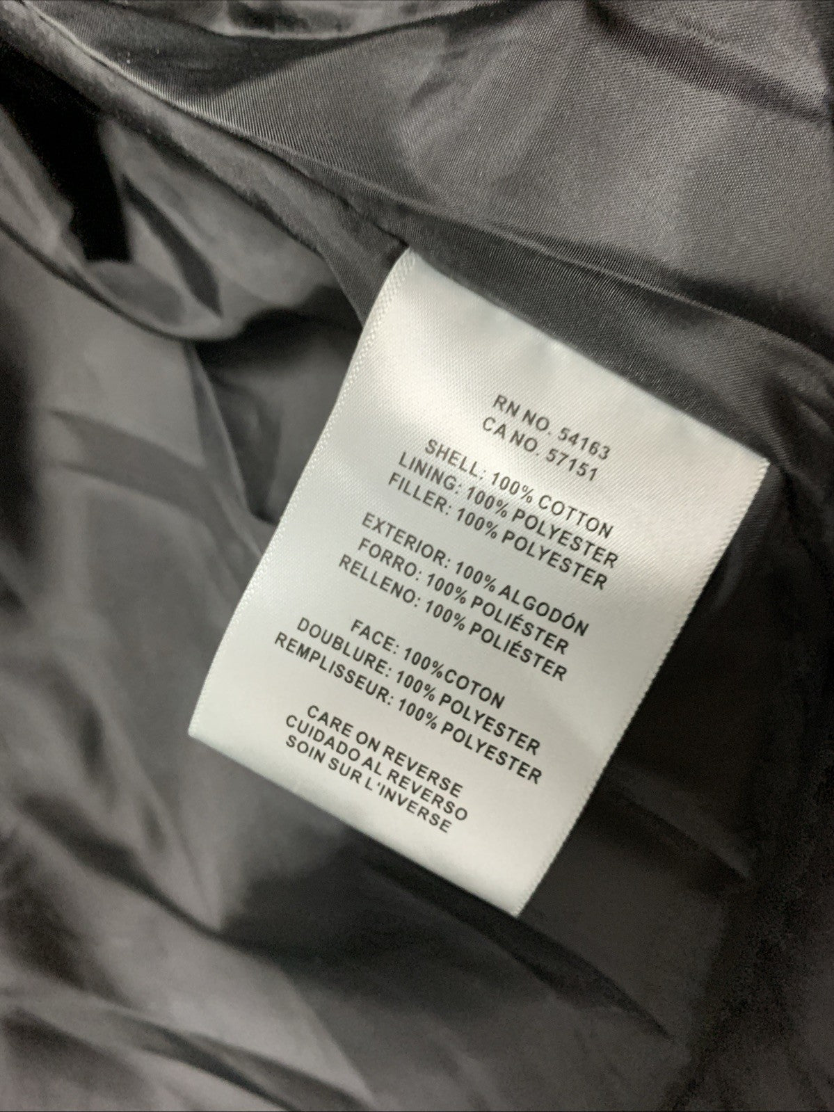 Levi’s Women’s Zoe Corduroy Quilted Puffer Jacket Black Size 1X Long Sleeve Zip