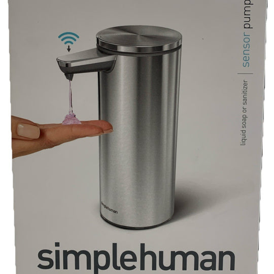 Simplehuman 9fl.oz. Touch-Free Rechargeable Sensor Liquid Soap Pump Dispenser