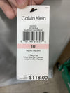 Calvin Klein Boy 2 Piece Formal Suit Set Bright Blue Stretch Size 10 Long Sleeve
