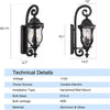 Black Exterior Wall Sconces 28