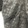 Donna Morgan Women's Cute Mini Cocktail Dress Black Size 6 Raised Floral Print