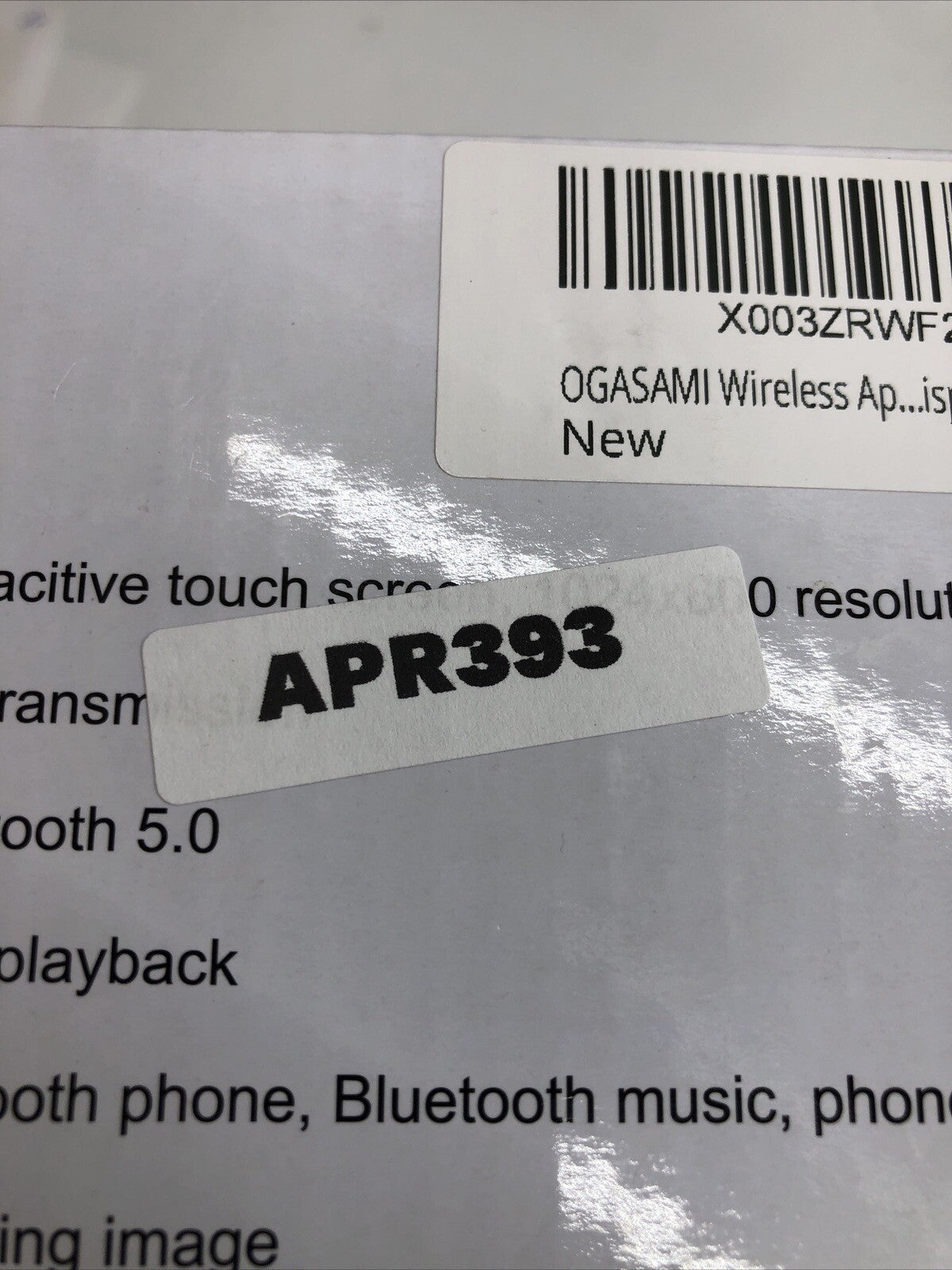 Ogasami Portable Wireless Bluetooth Phone Screen Mirroring MP5 Player Black