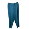LE BOS Women's 27854 3 Piece Formal Elegant Suit Pant Set Size 16W Peacock Teal