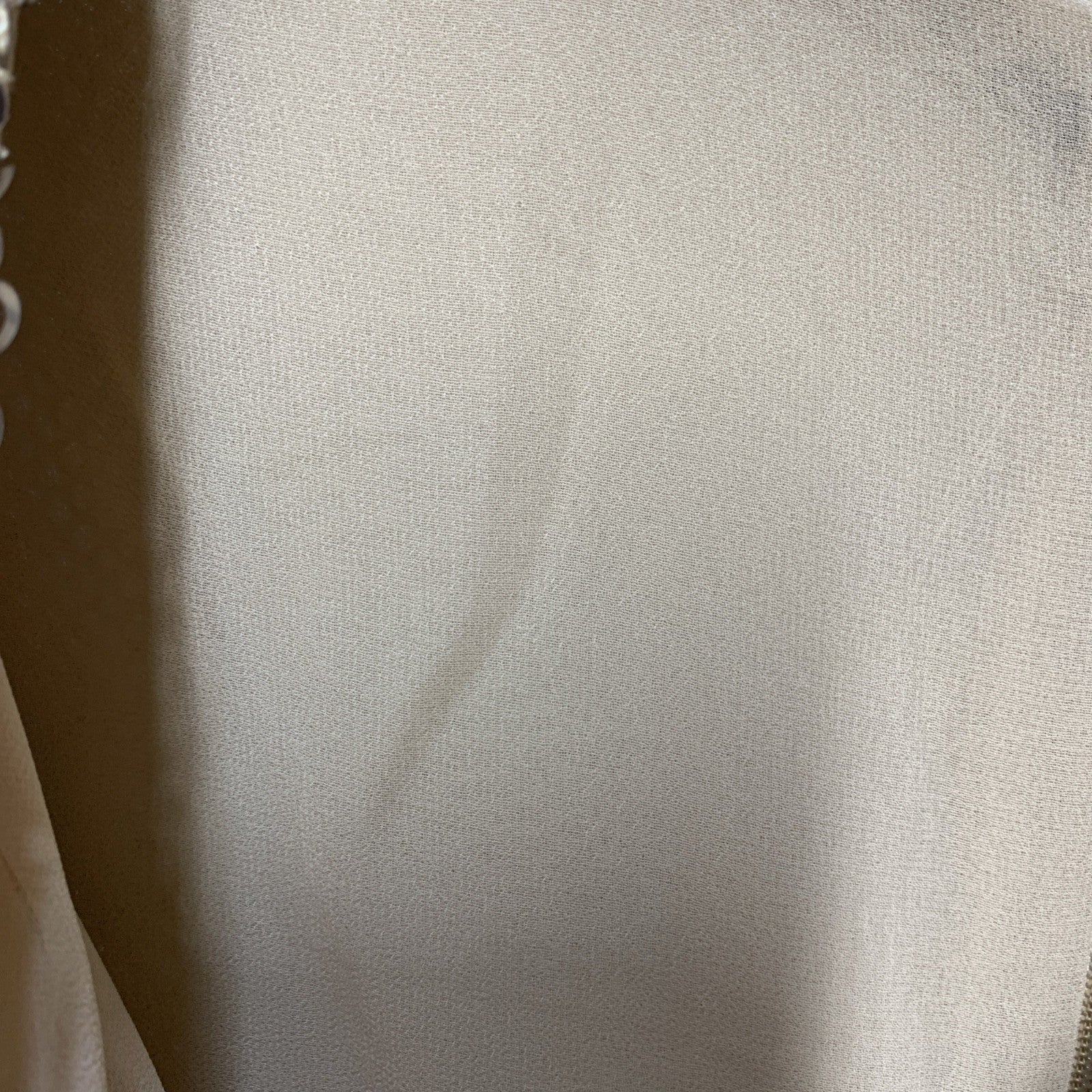 MONIQUE LHUILLIER ML Gold Sequin Embellished Flounce Dress Size 2 Short Sleeve