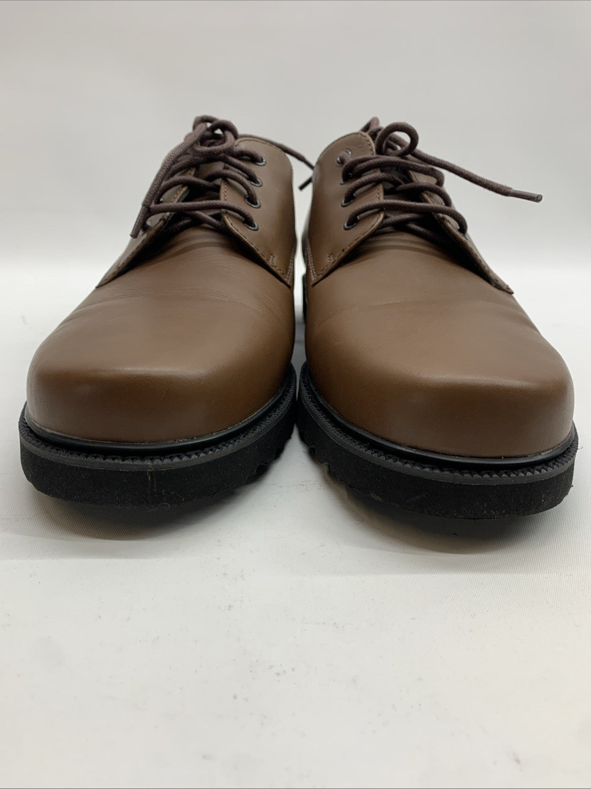 Rockport Hydro-Shield Waterproof Brown Leather Oxford Shoes Mens Size 15 Lace-up