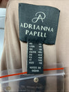 Adrianna Papell Womens One Shoulder Beaded Dress Party Cocktail Size 14 Stone