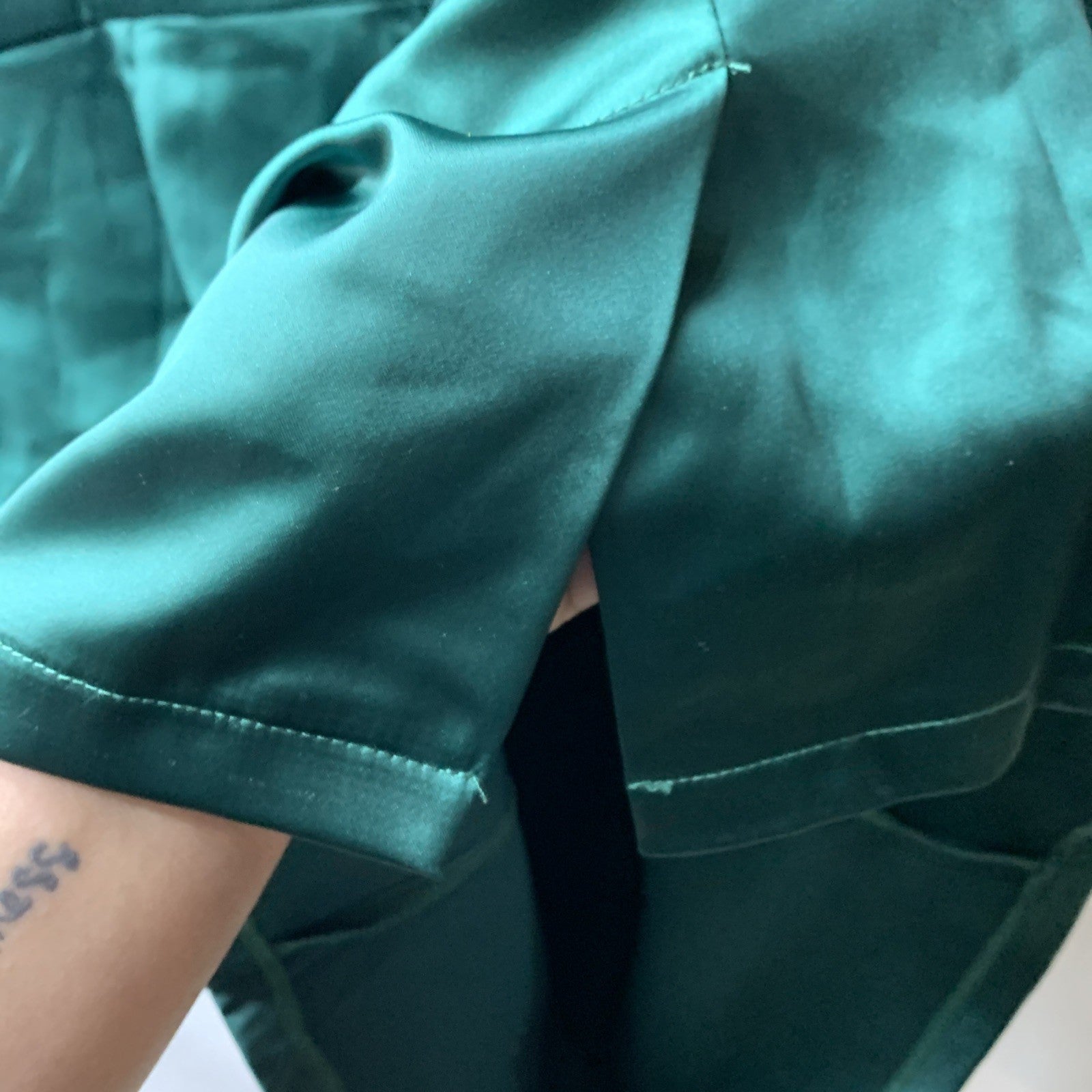 Grace Karin Womens Dress Bodycon Green Cap Sleeve Cocktail Party Casual Size 2XL