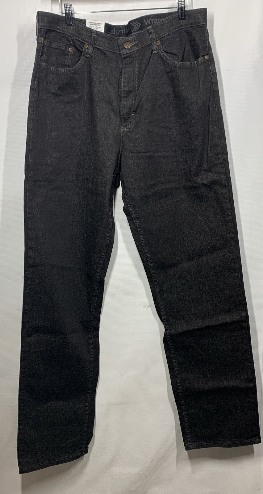 Wrangler Authentics Men Comfort Flex Waist Jean Black 34x34 Long Pants 10ZM3CSDD