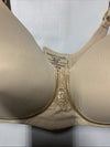 Vanity Fair Beauty Back Smoother Full Figure Wirefree Bra 71380 Size 44B Beige