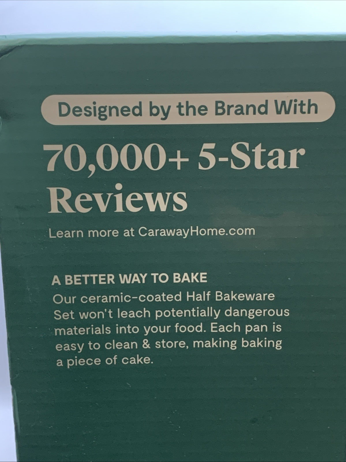 Caraway 6 Piece Bakeware Set & Organize6 Non-toxic Coating Non-stick Ecofriendly