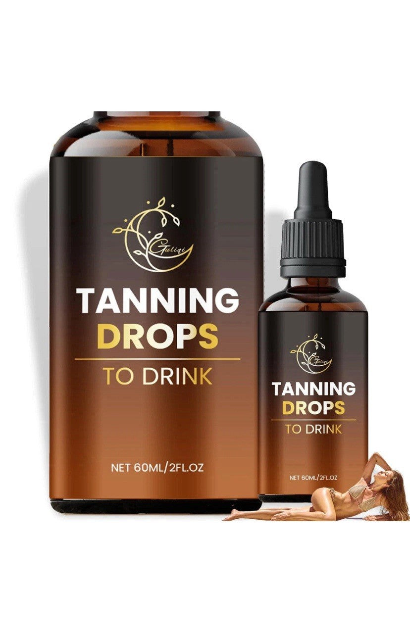 Guliqi Tanning Drops to Drink, Sunless Drinkable Tanning Drops 60 ml 2 fl.oz